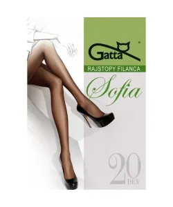 Gatta Sofia 20 den 5-XL, 3-Max Punčochové kalhoty, 3-Max, nero/černá