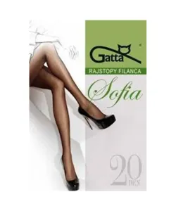 Gatta Sofia 20 den 3-4 Punčochové kalhoty, 3-M, grigio/odc.szarego