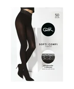 Gatta Softi-Comfi 50 den Punčochové kalhoty, 3-M, Nero