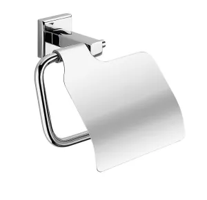 GEDY 6925 Colorado držák toaletního papíru s krytem, stříbrná