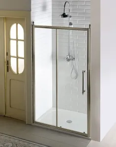 GELCO ANTIQUE sprchové dveře posuvné,1100, ČIRÉ sklo, bronz GQ4211C