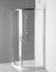 GELCO AKCE čtvrtkruhová sprchová zástěna 900x900x1900, čiré sklo AG4290