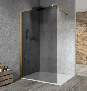 GELCO VARIO GOLD jednodílná sprchová zástěna k instalaci ke stěně, kouřové sklo, 1300  GX1313GX1016