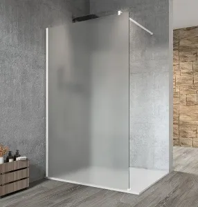 GELCO VARIO WHITE jednodílná sprchová zástěna k instalaci ke stěně, matné sklo, 1200  GX1412GX1015