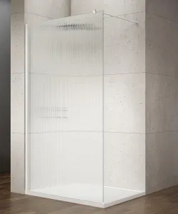 GELCO VARIO WHITE jednodílná sprchová zástěna k instalaci ke stěně, sklo nordic, 1200  GX1512-07