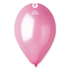 Gemar Balónek metalický baby růžový 26 cm 100 ks