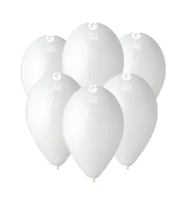 Gemar Balónek pastelový bílý 26 cm 100 ks