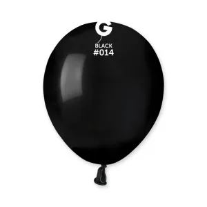 Gemar Balónek pastelový černý 13 cm 100 ks