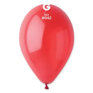 Gemar Balónek pastelový červený 30 cm 100 ks