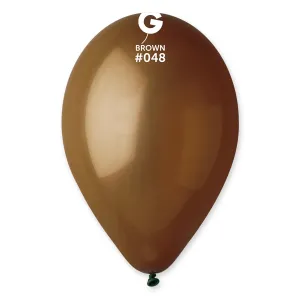 Gemar Balónek pastelový kakaově hnědý 26 cm 100 ks