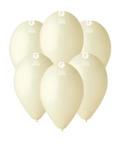 Gemar Balónek pastelový krémový 26 cm 100 ks