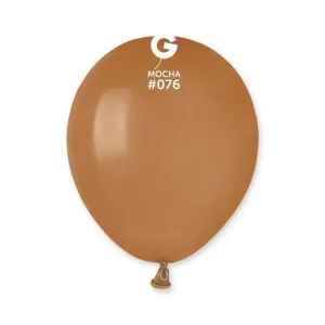 Gemar Balónek pastelový Mocha 13 cm 100 ks