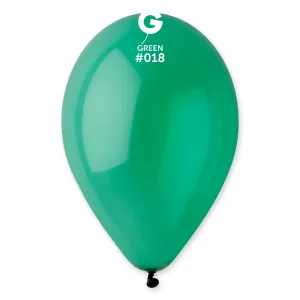 Gemar Balónek pastelový tmavě zelený 30 cm 100 ks