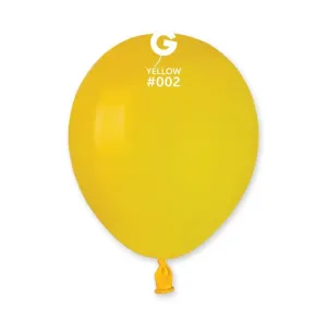 Gemar Balónek pastelový žlutý 13 cm