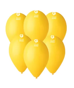 Gemar Balónek pastelový žlutý 26 cm 100 ks