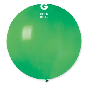 Gemar Kulatý metalický balonek 80 cm zelený 25 ks