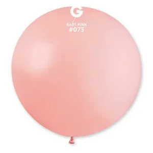Gemar Kulatý pastelový balónek 80 cm - baby pink