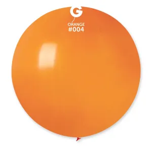 Gemar Kulatý pastelový balónek 80 cm oranžový 25 ks