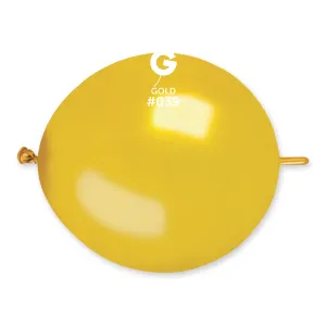 Gemar Spojovací balónek zlatý 30 cm 50 ks