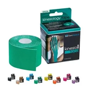 GEM Kinesiology Tape bavlněný zelený