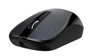 Genius Myš Eco-8015, 1600DPI, 2.4 [GHz], optická, 3tl., bezdrátová USB, kovově šedá, Integrovaná