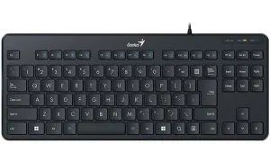Genius LuxeMate 110, klávesnice CZ/SK, klasická, tichá typ drátová (USB), černá, ne