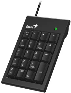 Genius NumPad 100, numerická klávesnice numerická, drátová (USB), černá, ne