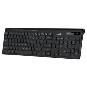 Genius Slimstar 7230, klávesnice AA, CZ/SK, multimediální, slim typ bezdrátová, černá