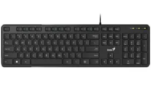 Genius Slimstar M200, klávesnice CZ/SK, klasická, tichá typ drátová (USB), černá, ne