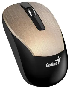 Genius Myš Eco-8015, 1600DPI, 2.4 [GHz], optická, 3tl., bezdrátová USB, černo-zlatá, Integrovaná
