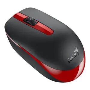 Genius Myš NX-7007, 1200DPI, 2.4 [GHz], optická, 3tl., bezdrátová USB, černo-červená, AA #4999196