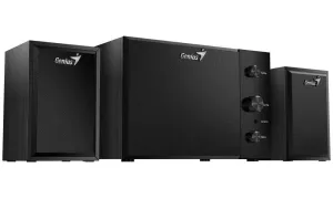 Genius reproduktory SW-2.1 350, 2.1, 15W, černé, ovládací panel, ovládaní basů a výšek, 3,5 mm jack, 40Hz~20kHz