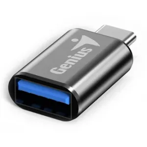 USB redukce, (3.0), USB C samec - USB A samice, černá, Genius USB 3.0, až 5Gbps #3800009
