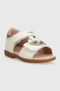 Dětské sandály Geox béžová barva