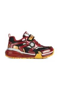 Dětské sneakers boty Geox x Marvel červená barva #4288016