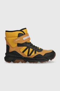 Dětské zimní boty Geox J36LCD 0MEFU J FLEXYPER PLUS žlutá barva #5973374