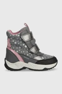 Dětské zimní boty Geox šedá barva #5689838