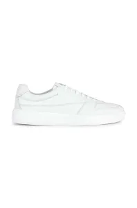 Kožené sneakers boty Geox U VELLETRI A bílá barva, U35EAA 00085 C1000