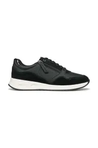 Kožené sneakers boty Geox D BULMYA B černá barva, D36NQB 0EK22 C9999