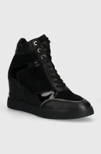 Kožené sneakers boty Geox D MAURICA B černá barva, D35PRB 02285 C9999