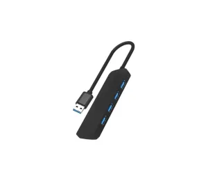 Geti USB Rozbočovač 4xUSB-A 3.0 černá