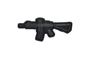 GFC Tactical nášivka PDW Compact, čierna, 7,8 x 3,5cm