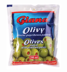 Giana Olivy zelené plněné papričkou 195 g #1156295
