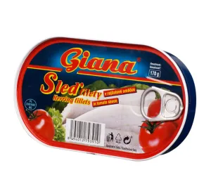 Giana Sleď filety v rajčatové omáčce 170 g #1156305