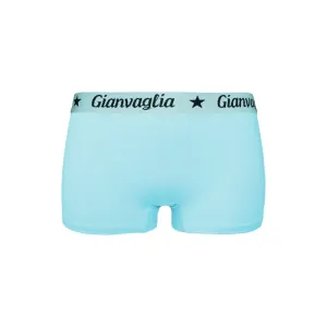 Dámské boxerky Gianvaglia nižší jednobarevné 8037 Barva/Velikost: blankytná / L/XL