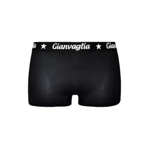 Dámské boxerky Gianvaglia nižší jednobarevné 8037 Barva/Velikost: černá / M/L