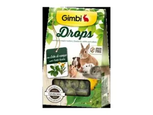 GIMBI DROPS pro hlodavce s polnimi bylinkami 50g