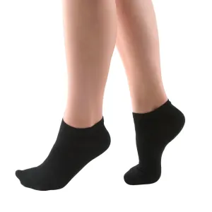Gina Bambusové ponožky kotníkové 82005P Barva/Velikost: černá / 41/44