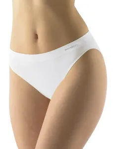 Gina Bambusové kalhotky klasické s úzkým bokem 00037P Barva/Velikost: bílá / S/M
