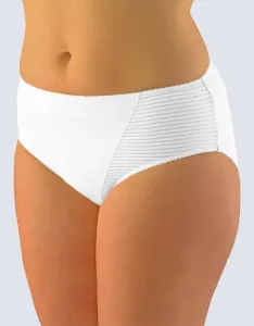 Gina Klasické kalhotky větší velikosti 11054P Barva/Velikost: bílá / M/L